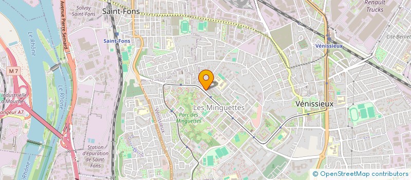 localisation de l'entreprise MONSIEUR DAVID BIANCO  VENISSIEUX