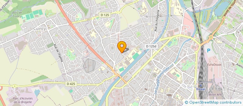 localisation de l'entreprise MONSIEUR DAVID BIBLOCQUE  DOUAI