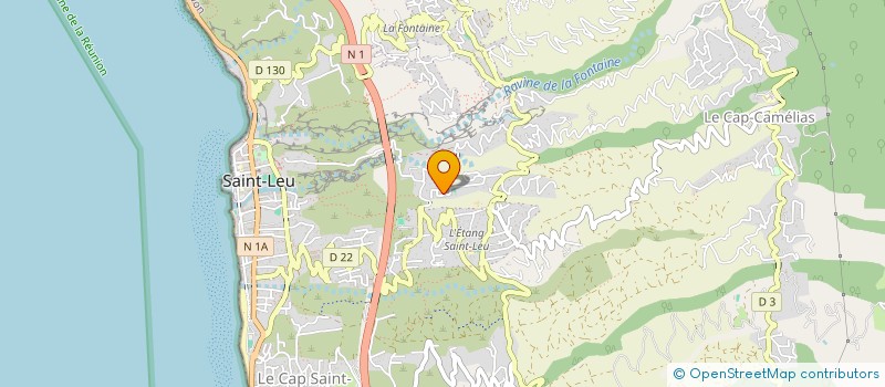 localisation de l'entreprise MONSIEUR DAVID BICLAIRE  SAINT-LEU