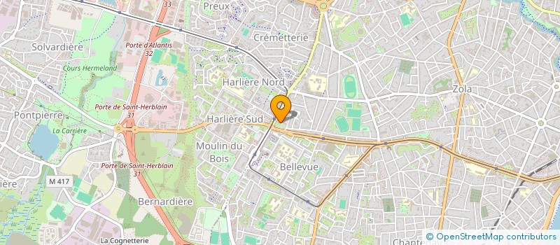 localisation de l'entreprise MONSIEUR DAVID BIDAUD à NANTES