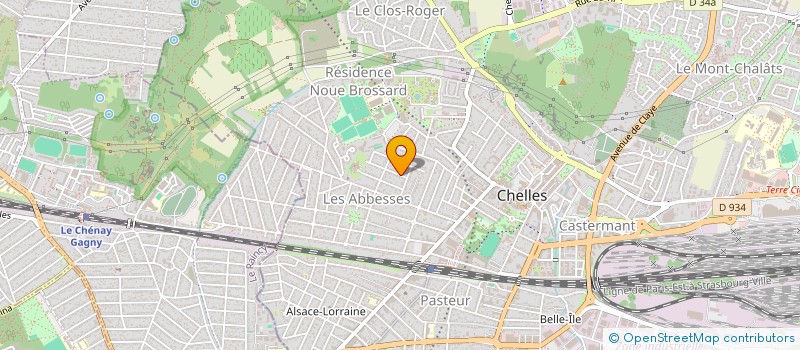 localisation de l'entreprise MONSIEUR DAVID BIGNON  CHELLES