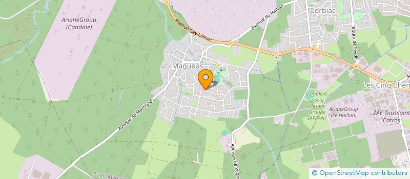 localisation de l'entreprise MONSIEUR DAVID BIGNON  SAINT-MEDARD-EN-JALLES