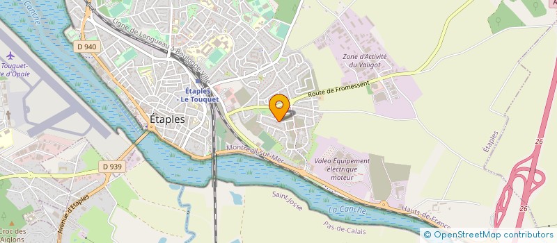 localisation de l'entreprise MONSIEUR DAVID BIGOT à ETAPLES