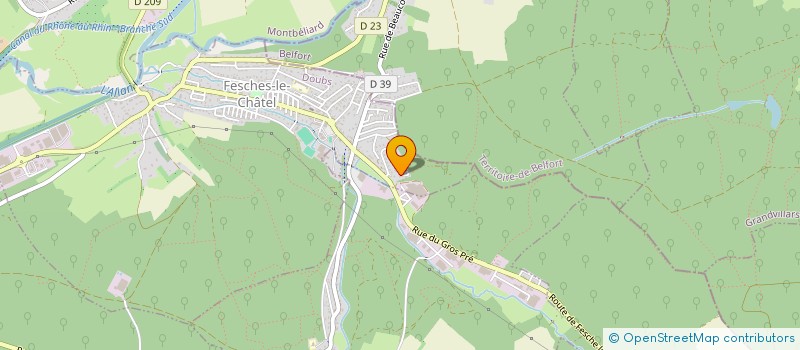 localisation de l'entreprise MONSIEUR DAVID BIGUENET  FESCHES-LE-CHATEL