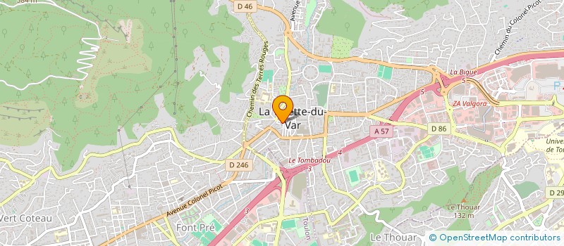 localisation de l'entreprise MONSIEUR DAVID BIHL à LA VALETTE-DU-VAR