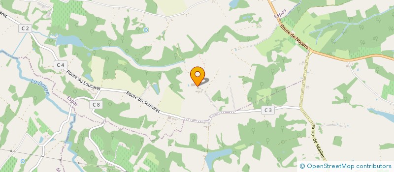 localisation de l'entreprise MONSIEUR DAVID BILES  MANCIET