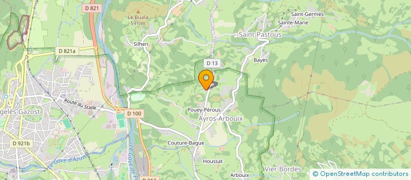 localisation de l'entreprise MONSIEUR DAVID BILES  AYROS-ARBOUIX