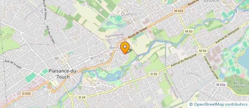 localisation de l'entreprise MONSIEUR DAVID BILLIERES  PLAISANCE-DU-TOUCH