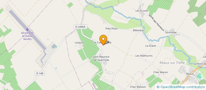 localisation de l'entreprise MONSIEUR DAVID BILLON  SAINTES