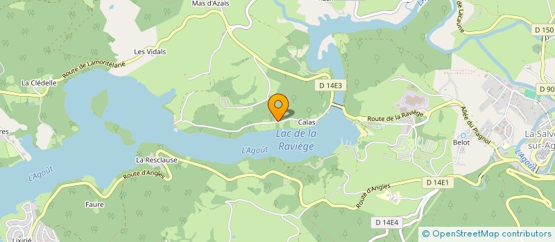 localisation de l'entreprise MONSIEUR DAVID BIRKETT  LA SALVETAT-SUR-AGOUT