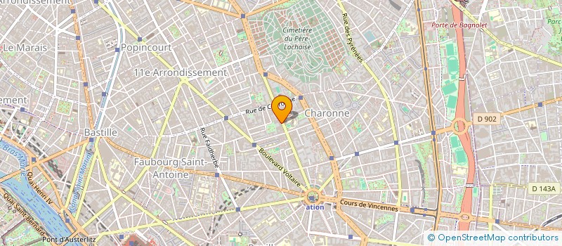 localisation de l'entreprise MONSIEUR DAVID BISSON  PARIS