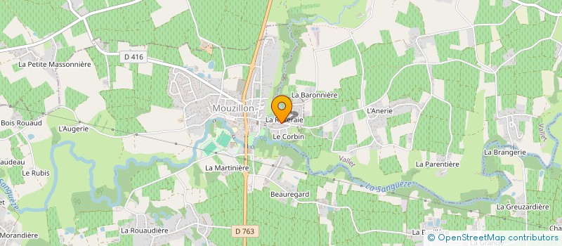 localisation de l'entreprise MONSIEUR DAVID BITEAU  MOUZILLON