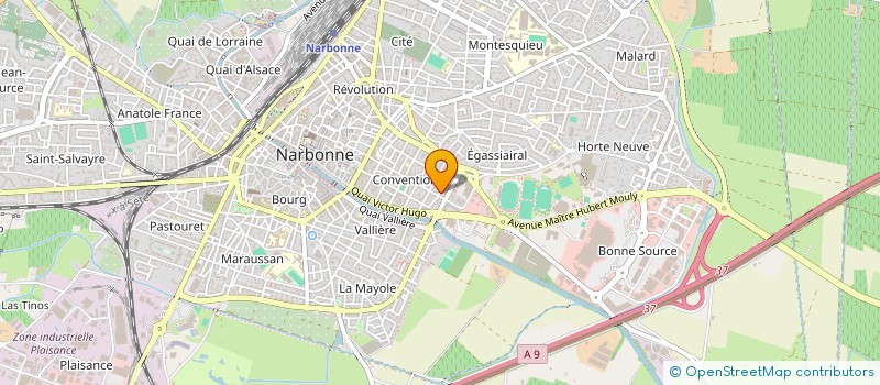 localisation de l'entreprise MONSIEUR DAVID BITTER  NARBONNE