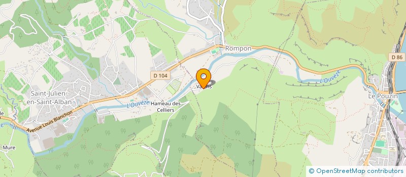 localisation de l'entreprise MONSIEUR DAVID BLACHIER  ROMPON