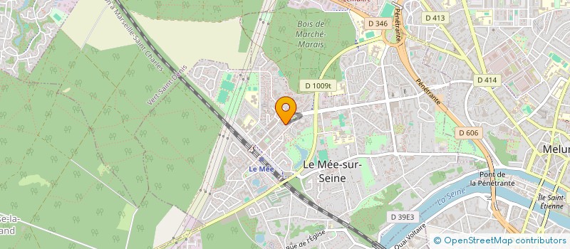 localisation de l'entreprise MONSIEUR DAVID BLAIN  LE MEE-SUR-SEINE