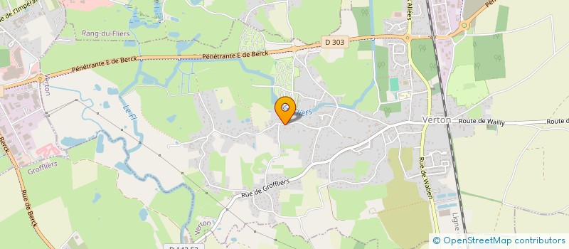 localisation de l'entreprise MONSIEUR DAVID BLAIRY  VERTON