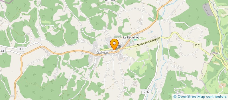 localisation de l'entreprise MONSIEUR DAVID BLANC  DEGAGNAC