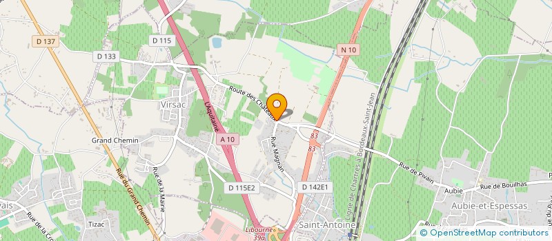 localisation de l'entreprise MONSIEUR DAVID BLANC  SAINT-GERVAIS