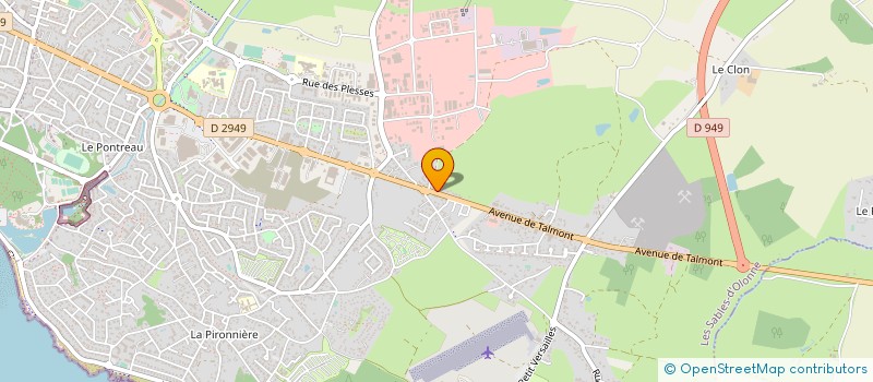 localisation de l'entreprise MONSIEUR DAVID BLANCHARD à LES SABLES D'OLONNE