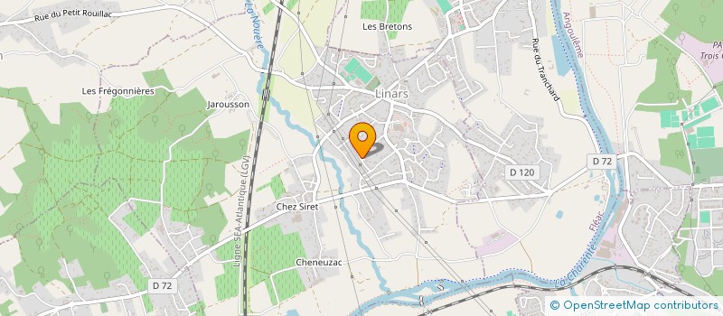 localisation de l'entreprise MONSIEUR DAVID BLANCHARD à LINARS