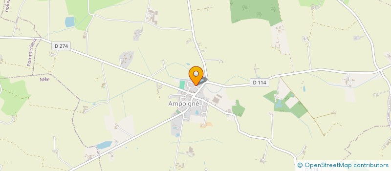 localisation de l'entreprise MONSIEUR DAVID BLANCHARD  PREE-D'ANJOU