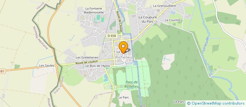 localisation de l'entreprise MONSIEUR DAVID BLANCHIN  JAULNAY