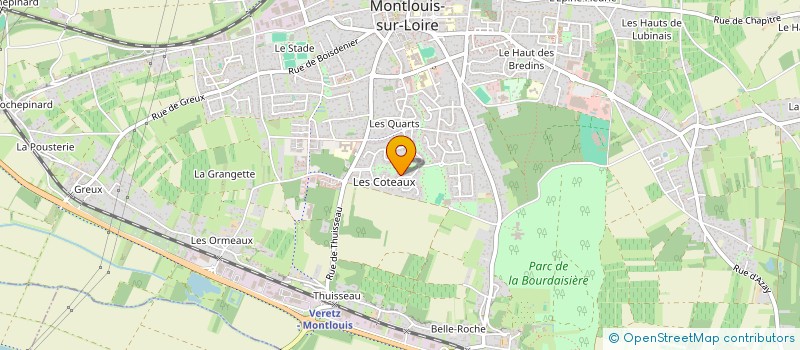 localisation de l'entreprise MONSIEUR DAVID BLAQUIERE à MONTLOUIS-SUR-LOIRE