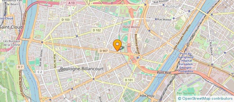 localisation de l'entreprise MONSIEUR DAVID BLOCH à BOULOGNE-BILLANCOURT