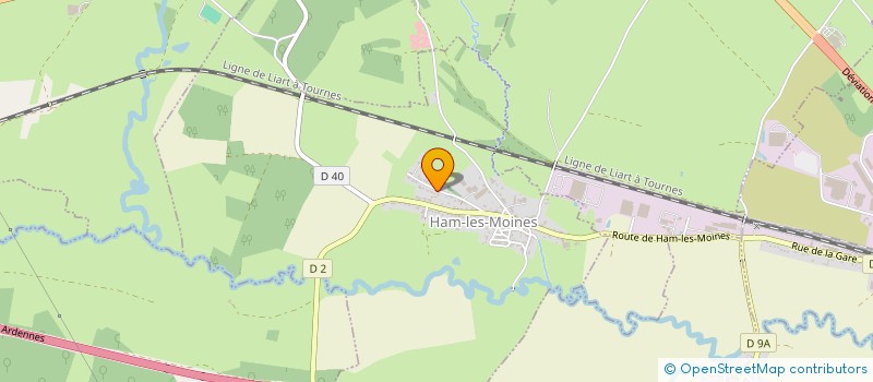 localisation de l'entreprise MONSIEUR DAVID BLONDEAU  HAM-LES-MOINES
