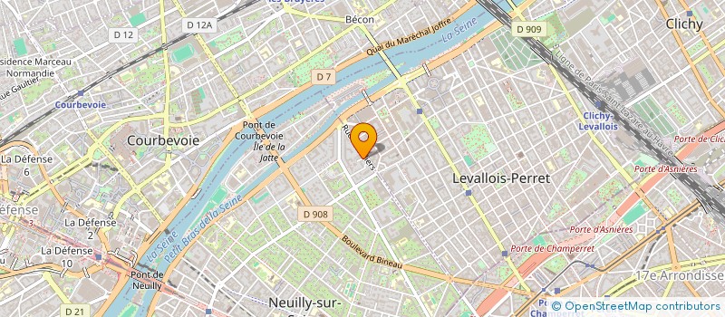 localisation de l'entreprise MONSIEUR DAVID BLONDEAU à NEUILLY-SUR-SEINE