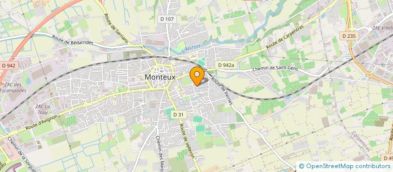 localisation de l'entreprise MONSIEUR DAVID BLONDEL  MONTEUX