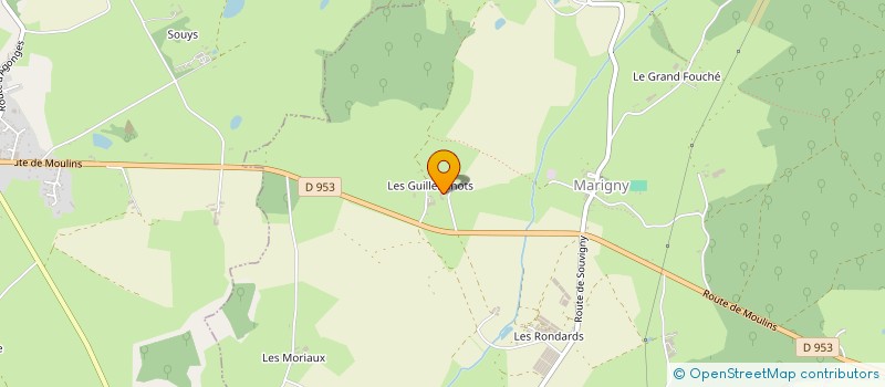 localisation de l'entreprise MONSIEUR DAVID BLOUET  MARIGNY