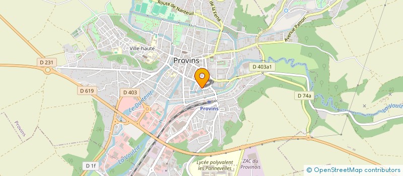 localisation de l'entreprise MONSIEUR DAVID BLUMEN  PROVINS