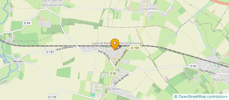 localisation de l'entreprise MONSIEUR DAVID BOBA  AUDRIEU