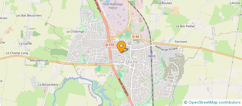 localisation de l'entreprise MONSIEUR DAVID BOCHER  VERN-SUR-SEICHE