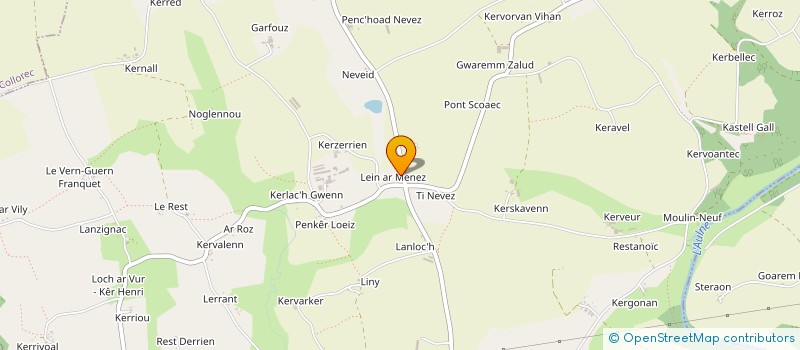 localisation de l'entreprise MONSIEUR DAVID BOEUF  LANDELEAU