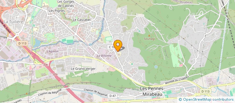 localisation de l'entreprise MONSIEUR DAVID BOEUF à LES PENNES-MIRABEAU