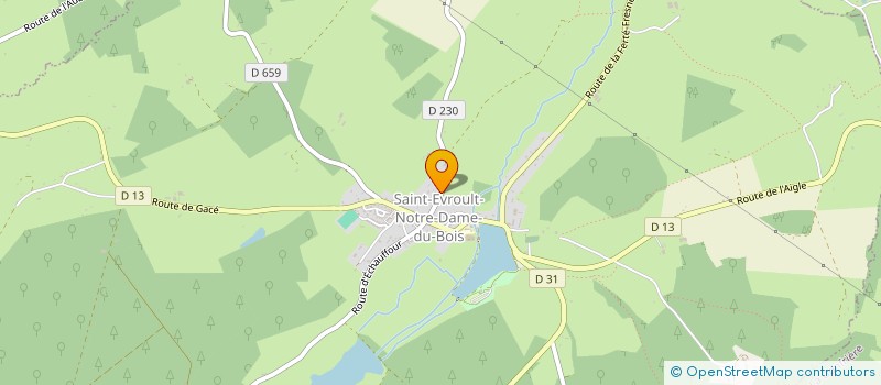 localisation de l'entreprise MONSIEUR DAVID BOIN à SAINT-EVROULT-NOTRE-DAME-DU-BOIS