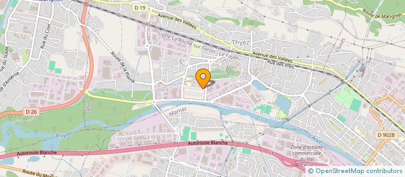 localisation de l'entreprise MONSIEUR DAVID BOISIER  THYEZ