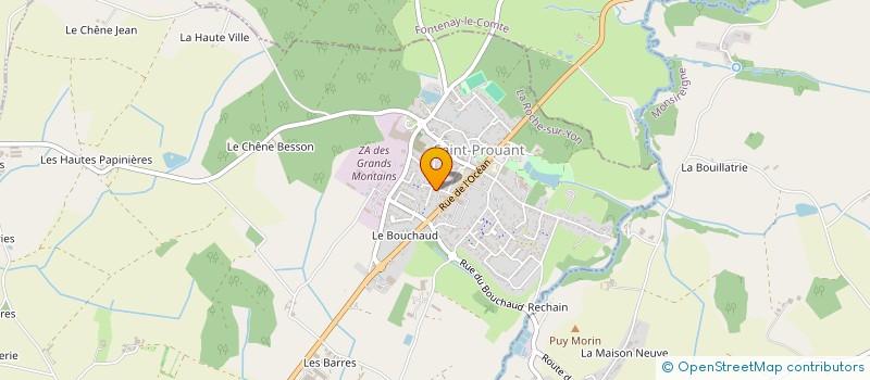 localisation de l'entreprise MONSIEUR DAVID BOISSON à SAINT-PROUANT