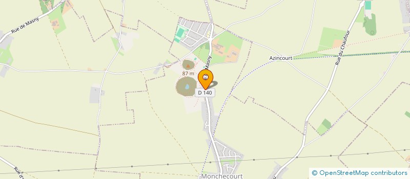 localisation de l'entreprise MONSIEUR DAVID BOITEL à MONCHECOURT