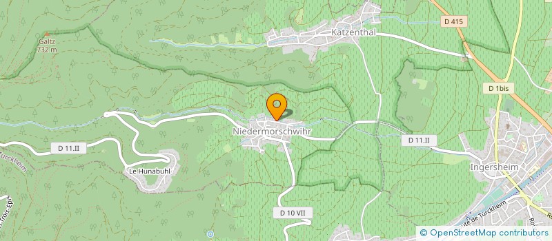 localisation de l'entreprise MONSIEUR DAVID BOLLINGER  NIEDERMORSCHWIHR
