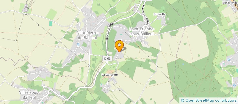 localisation de l'entreprise MONSIEUR DAVID BONHOMME  SAINT-ETIENNE-SOUS-BAILLEUL