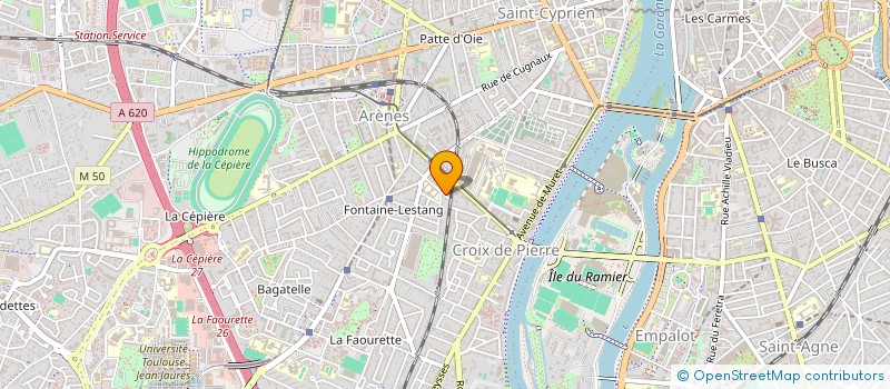 localisation de l'entreprise MONSIEUR DAVID BONNET  TOULOUSE