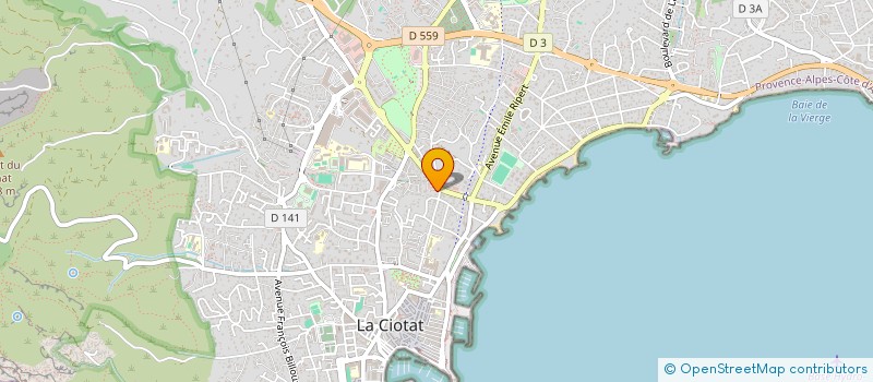 localisation de l'entreprise MONSIEUR DAVID BONNET à LA CIOTAT