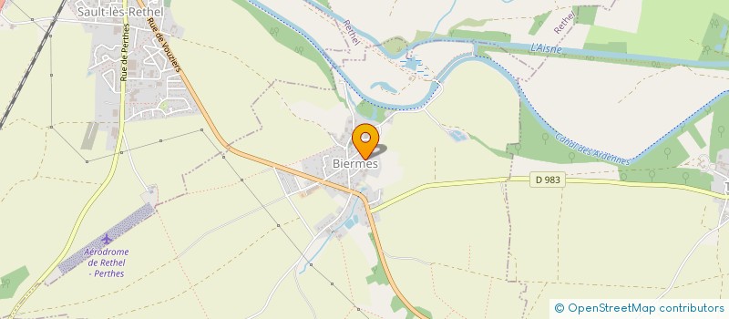 localisation de l'entreprise MONSIEUR DAVID BONNEVIE  BIERMES