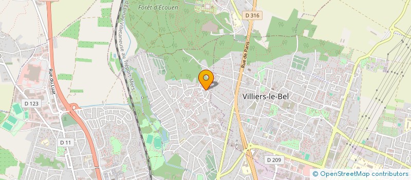 localisation de l'entreprise MONSIEUR DAVID BONNI à SARCELLES