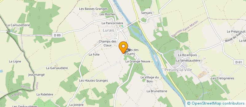 localisation de l'entreprise MONSIEUR DAVID BONNIEC à LURAIS