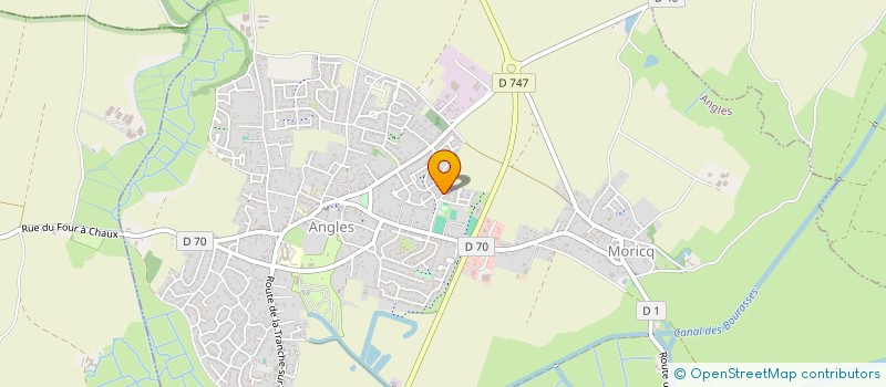 localisation de l'entreprise MONSIEUR DAVID BONNIN  ANGLES