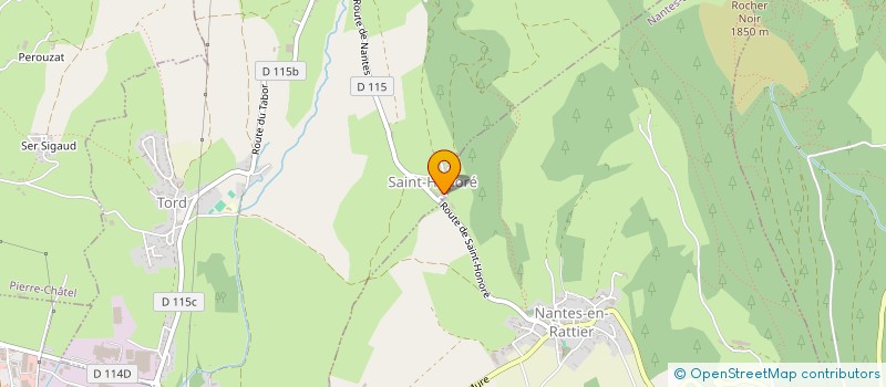 localisation de l'entreprise MONSIEUR DAVID BONSIGNORE  PRUNIERES